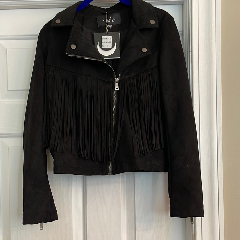 Black Fringe Jacket